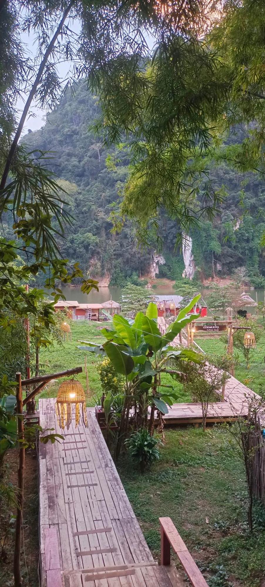 Ou River House Nong Khiaw Bagian luar foto